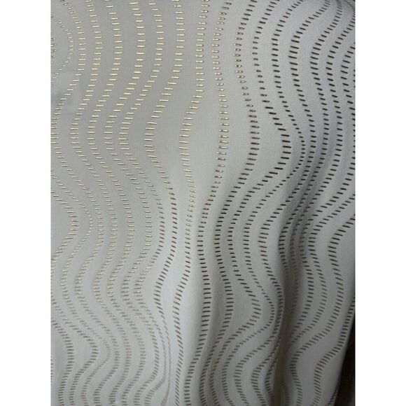 Chico's Travelers Collection Golden Waves Gold Cream Embellished Jacket Sz 3 NWT - Picture 6 of 8